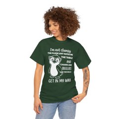Clumsy Funny Penguin Graphic Tee | Unisex Heavy Cotton Tee | Great Gift for Animal Lovers, Birthdays, Casual Wear, Humorous Gifts, Everyday Style