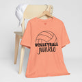 Volleyball Junkie T Shirt,Volleyball t-shirt,spike shirt,volleyball gift,sports tee,team shirt,player gift,coach gift,Love Volleyball,Spike