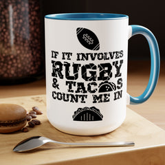 Funny RUGBY Ceramic 15oz Mug