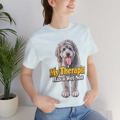 My Therapist Has A Wet Nose Personalized with your dog(s) image T-Shirt
