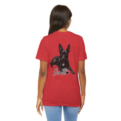 Dog Mom T-Shirt — Personalized Your Dog Image  Tee (Custom Name)