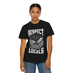 Respect the Locals Whale T-Shirt — Marine Conservation Graphic