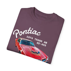 Retro Pontiac 1974 Trans Am SD-455 Unisex Comfort Colors Garment Dyed T-Shirt