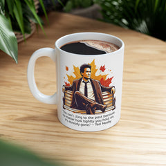 HIMYM Ted Mosby You Can't Cling To The Past Quote Graphic Mug
