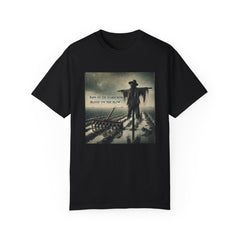 Graphic Garment-Dyed T-shirt - Rain On The Scarecrow, Blood On The Plow