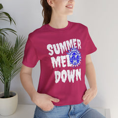 Summer Meltdown Graphic Tee — "Summer Melt Down" Sun Design