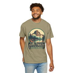 Glacier National Park Graphic, Comfort Colors Soft Relaxed Fit Unisex Garment-Dyed T-shirt