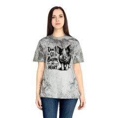 Don't Go Bacon My Heart - Pig Graphic Unisex Color Blast T-Shirt