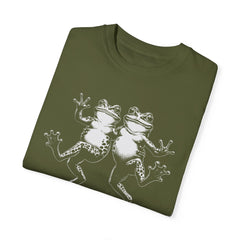 Frog Dancing Its Real, Retro Graphic Shirt, 90s Frog Tee, Nature Shirt, Dancing Frog Tee, Frog Lovers, Vintage Style Relaxed Fit T-shirt
