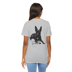 Dog Mom T-Shirt — Personalized Your Dog Image  Tee (Custom Name)