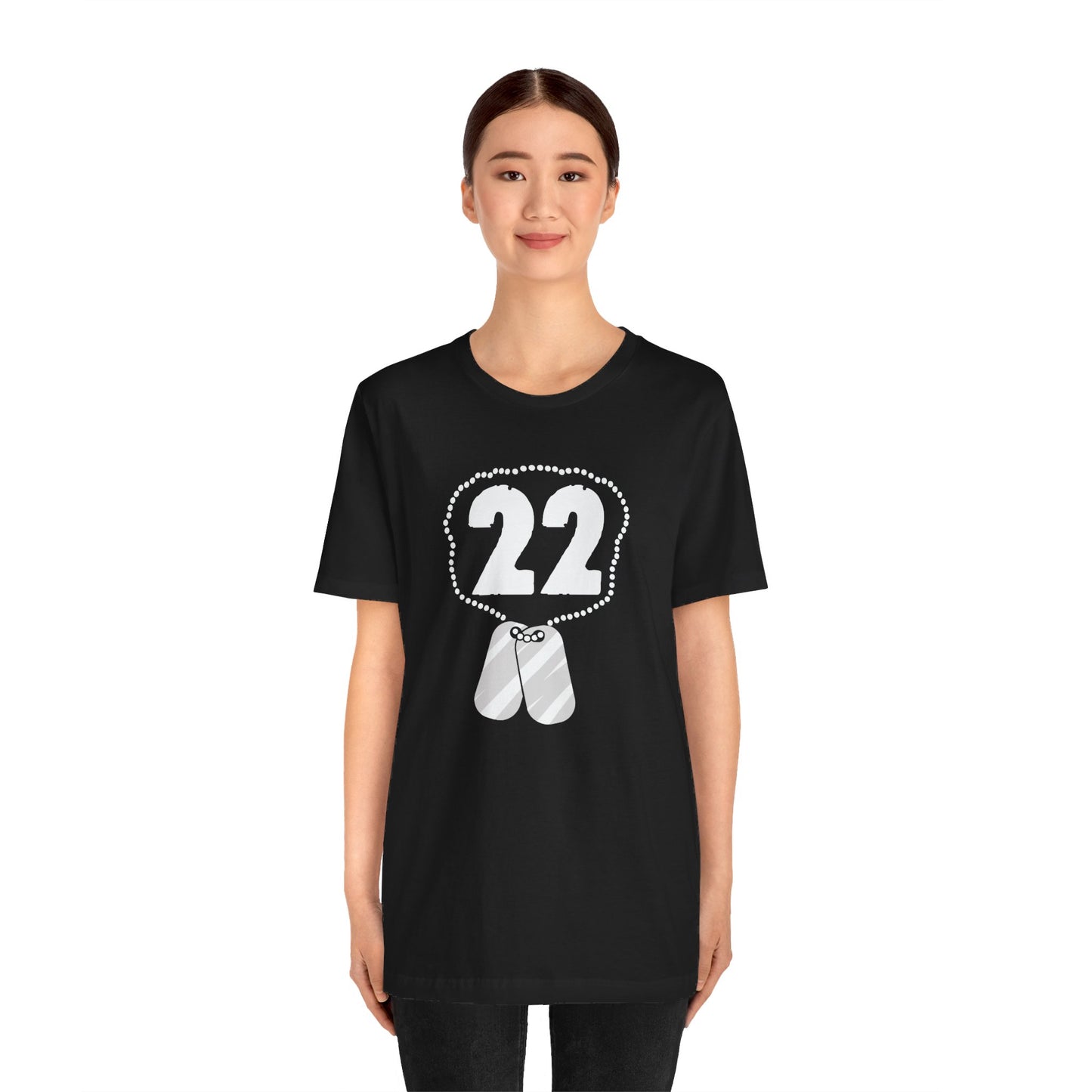 22 Veteran Suicides A Day - Unisex Jersey Short Sleeve Tee