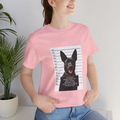 K9 Mugshot Personalized with your Dog T-Shirt