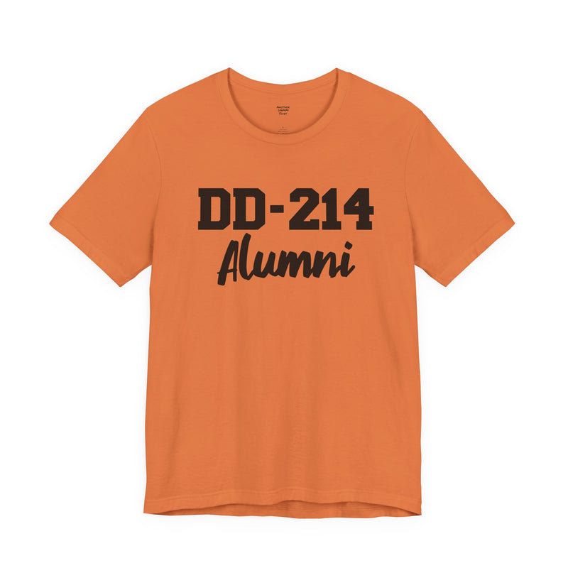 DD-214 Alumni Tee — Military Service Veteran Tribute T-Shirt