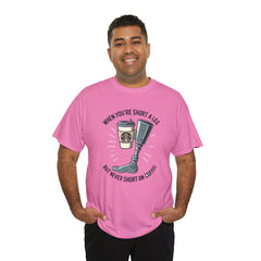 Amputee Coffee Humor - Unisex Heavy Cotton Tee