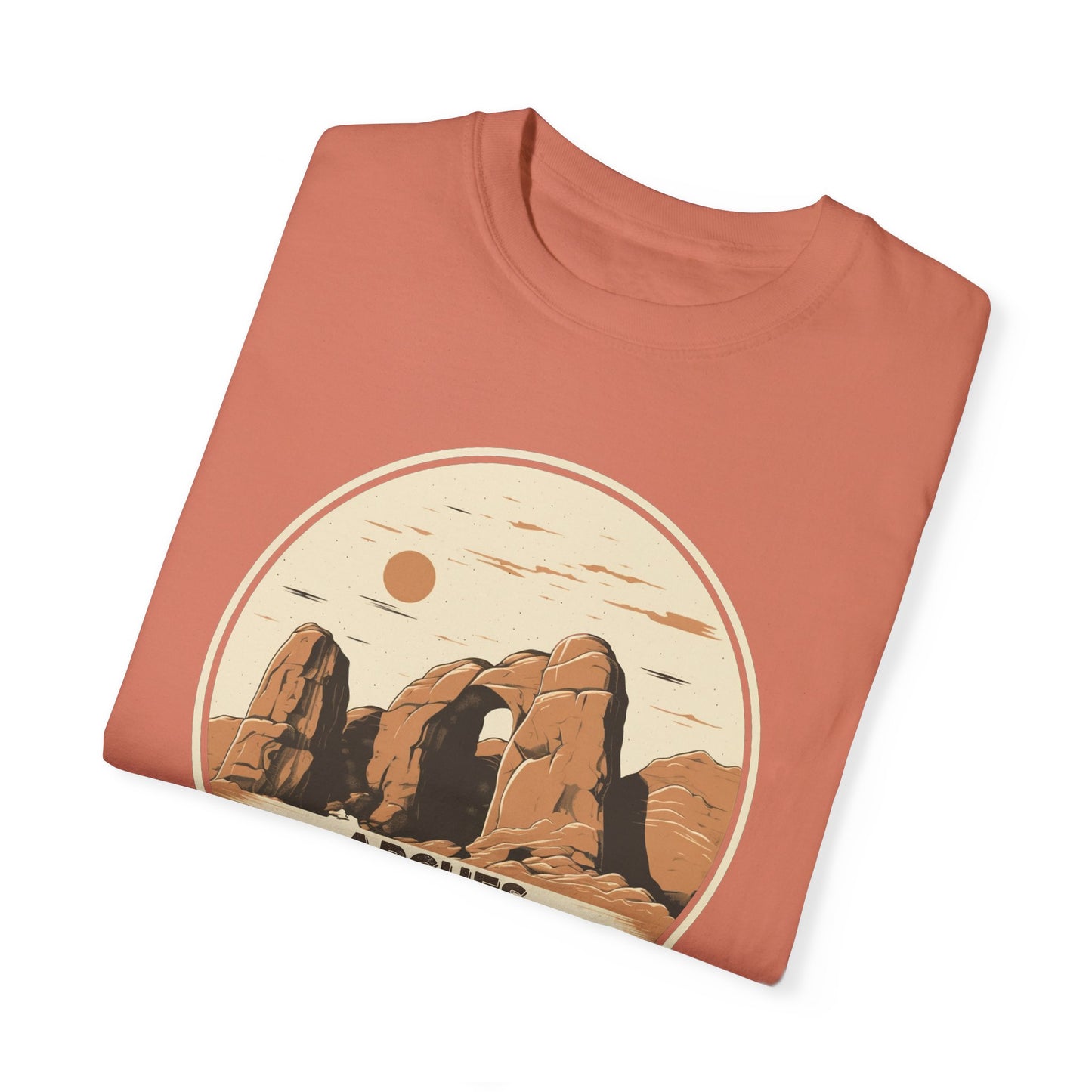 Arches National Park Graphic, Comfort Colors Soft Relaxed Fit Unisex Garment-Dyed T-shirt