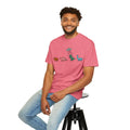 Dinosaur UFO Retro Unisex Garment-Dyed T-shirt