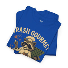 Trash Gourmet Unisex Heavy Cotton Tee, Funny Graphic T-Shirt, Quirky Casual Wear, Unique Gift for Food Lovers, Eco-Friendly Apparel