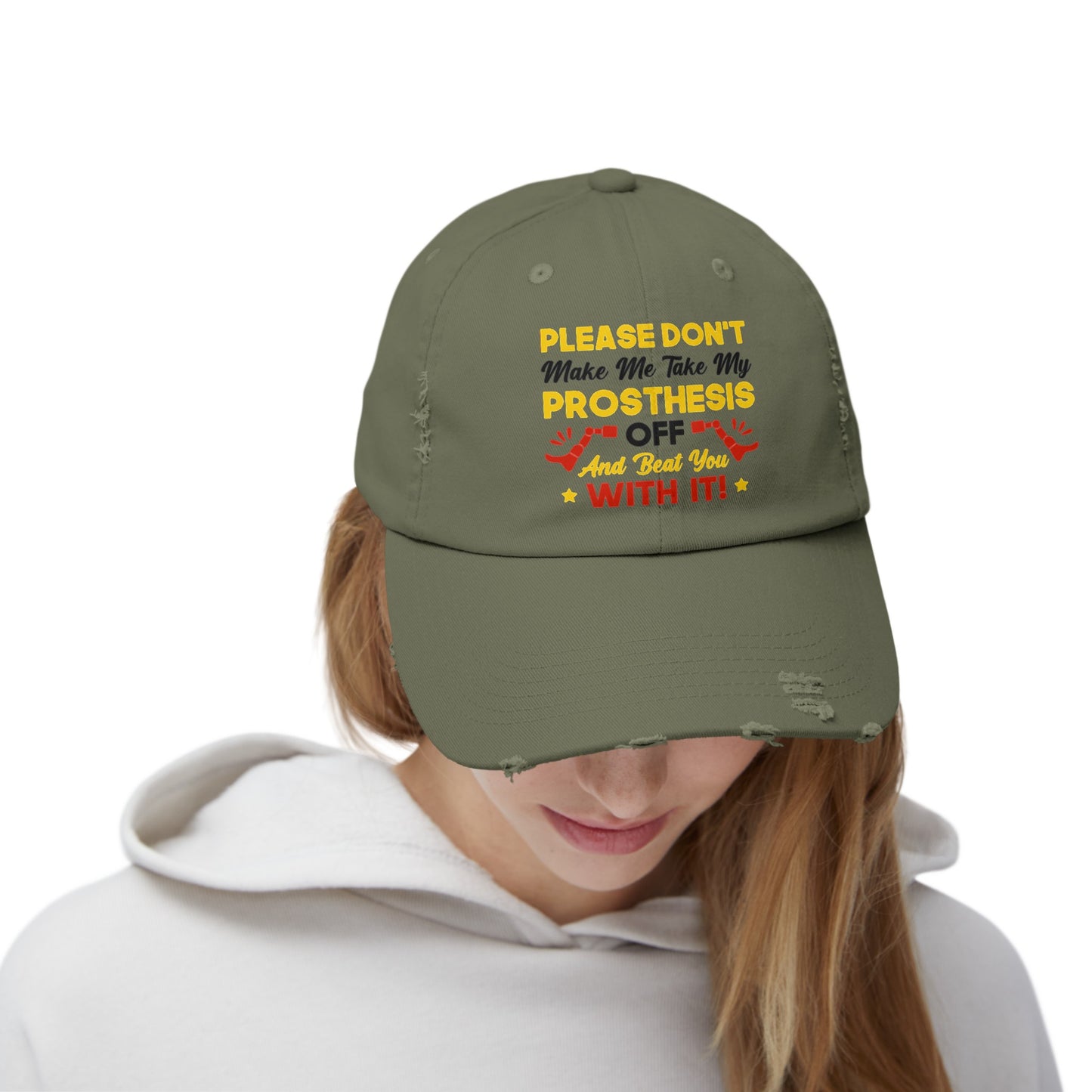 Please Don't Make Me Take - Limb Loss Awareness Cap