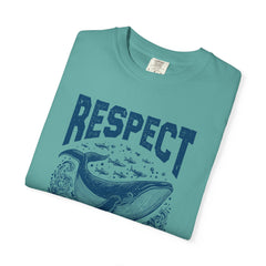 Respect the Locals Whale T-Shirt — Marine Conservation Graphic