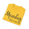 Monday Hates You Too Soft Style T Shirt