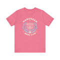 Hanukkah Social Club with Menorah - Unisex Jersey Short Sleeve Tee