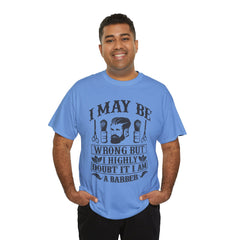 Humorous Barber Tee, Funny Barber Gifts, Unisex Cotton Shirt, Barber Appreciation, Father's Day Gift Tee, Hair Stylist T-Shirt