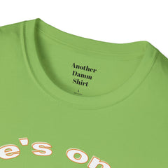 Josie's On A Vacation Far Away Come Around And Talk It Over  Unisex Softstyle T-Shirt  80s Rock The Outfield