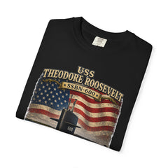 USS Theodore Roosevelt SSBN-600 T-Shirt – "Speak Softly and Carry a Big Stick" Patriotic Submarine Tee