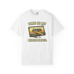 Mixtape Face T-Shirt — Retro Cassette Music Graphic Tee