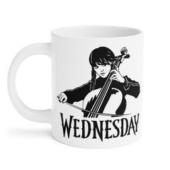 Wednesday Addams - Ceramic Mugs (11oz\15oz\20oz) | Pop Culture | Addams Family | Fan Gift | Gift For Her | Gothic Style Mug | Creepy Comedy