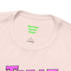 Personalized Treat Dealer T-Shirt — Funny Pet Lover Tee with Girl and Dog on Purple Couch