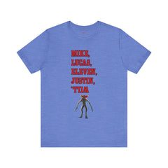 Unisex Jersey Tee - Retro Demogorgon Monster Design for Fans of Adventure & Fantasy