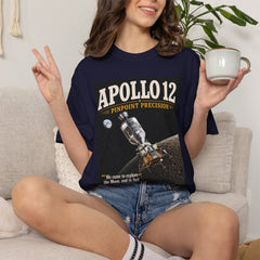 Apollo 12 T-Shirt — November 19, 1969 Lunar Mission Graphic Tee