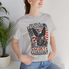 Personalized with your Dogs name and image Patriotic Dog T-Shirt