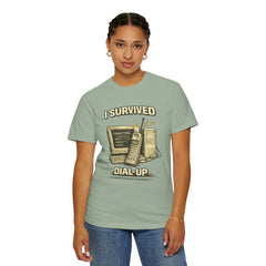 I Survived Dial-Up Vintage Tech T-Shirt
