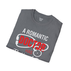 Romance Doctor - Unisex Softstyle T-Shirt | Nurse Awareness, Medical Wear, Gift For Her, Scrubs Lover, Hospital Staff Gift, Registered Nurse