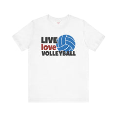 Live Love Volleyball T Shirt,gift for her,gift for him,volleyball gift,sports tee,team shirt,player gift,coach gift,Love Volleyball,Spike it