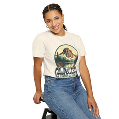 Glacier National Park Graphic, Comfort Colors Soft Relaxed Fit Unisex Garment-Dyed T-shirt