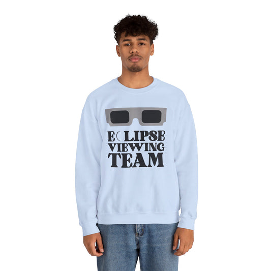 ECLIPSE VIEWING TEAM Unisex Crewneck Sweatshirt