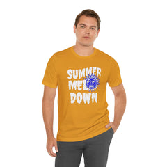 Summer Meltdown Graphic Tee — "Summer Melt Down" Sun Design
