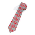 Abe Froman Sausage King Of Chicago, Red on Gray - Necktie