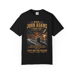 USS John Adams SSBN-620 T-Shirt — Forty One for Freedom Submarine Tribute