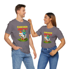 Video Game Chicken Jockey Tee - Unisex Short Sleeve T-Shirt