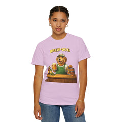 Golden Retriever Brewer Beer T-Shirt — Cute Brew-Dog Graphic Tee