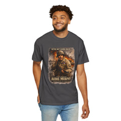 American Heroes Collection No 2 Graphic T-Shirt — “We're Not Going Back” Audie Murphy WWII