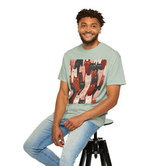 Cute Cat Print Unisex Garment-Dyed T-Shirt - Comfort Colors Soft Perfect for Animal Lovers and Casual Days