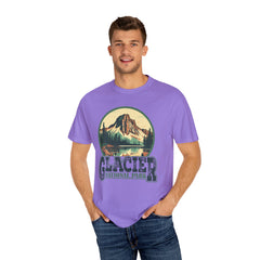 Glacier National Park Graphic, Comfort Colors Soft Relaxed Fit Unisex Garment-Dyed T-shirt