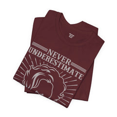 Never Underestimate the Power of a Barber Tee - Unisex Short Sleeve Shirt, Barber Gift, Hair Stylist Apparel, Funny Barber Shirt, [...]