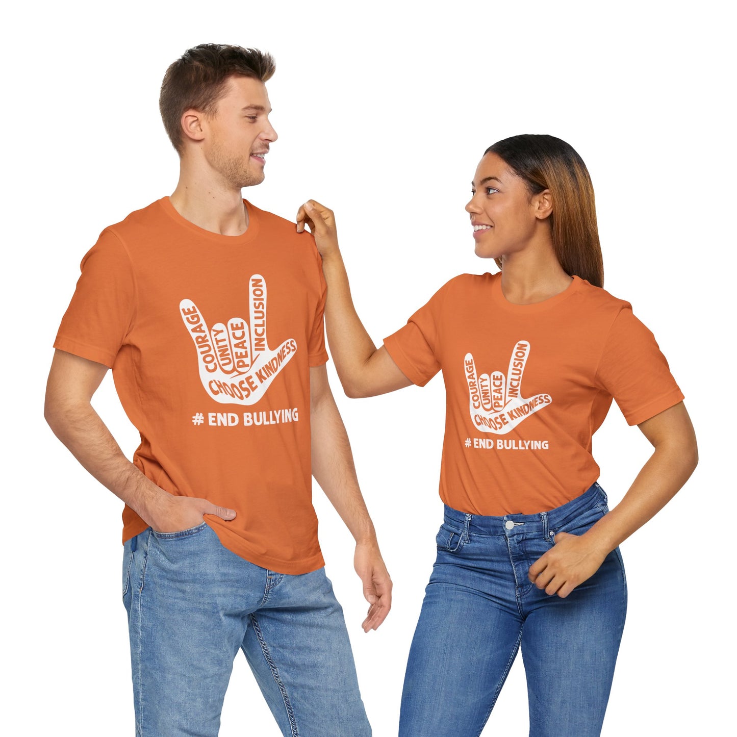 Anti Bullying, Choose Kindness  - Graphic Unisex Jersey Short Sleeve Tee