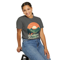 Shenandoah National Park Graphic, Comfort Colors Soft Relaxed Fit Unisex Garment-Dyed T-shirt